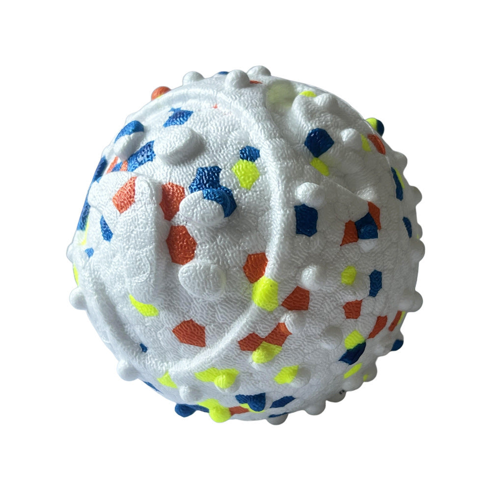 Vendora rolling ball in white and orange