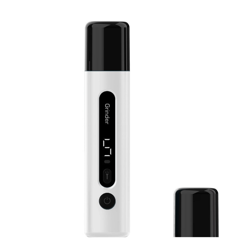 Vendora nail grinder in pure white with cap