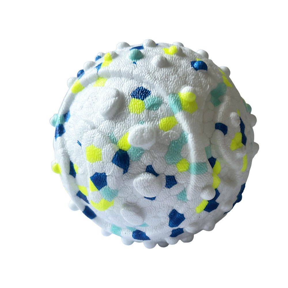 Vendora rolling ball in white and blue